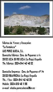 Luis Pérez Ulecia SL-Yesos y Escayolas "La Fortaleza"