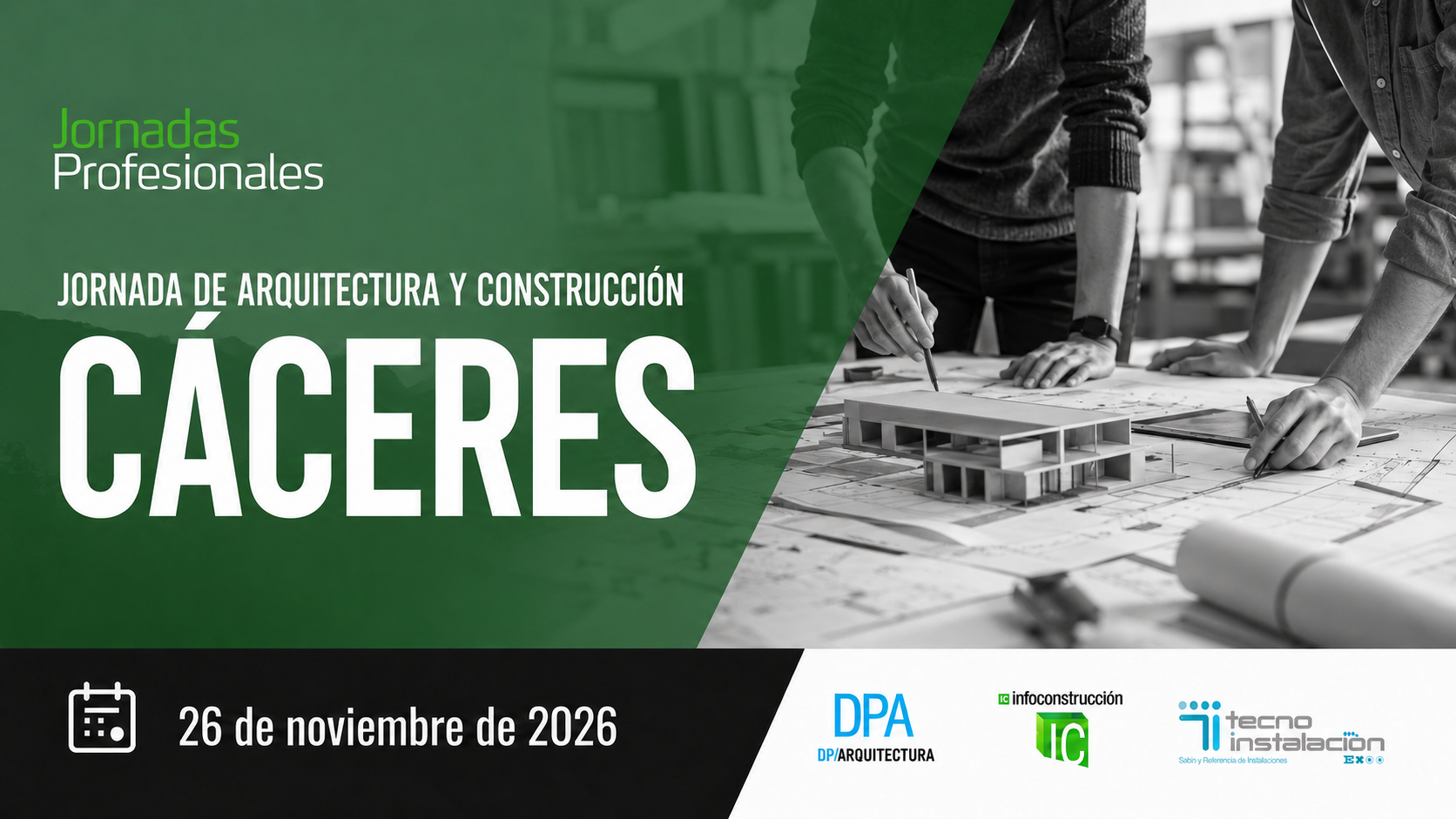 C&aacute;ceres, 2026. Jornada Arquitectura y Construcci&oacute;n
