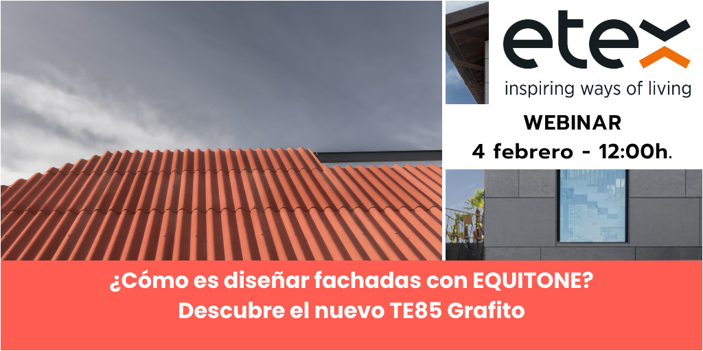 2021 ¿Cómo es diseñar fachadas con EQUITONE?  Descubre el nuevo TE85 Grafito