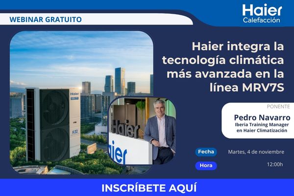 - 2025 WEBINARS: Haier integra la tecnología climática más avanzada en la línea MRV7S