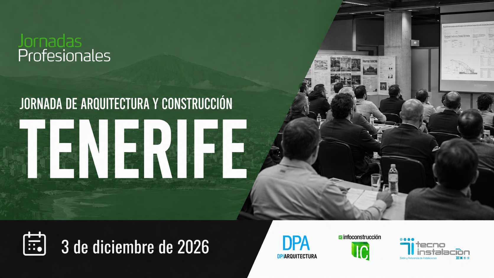 Tenerife, 2026. Jornada Arquitectura y Construcci&oacute;n