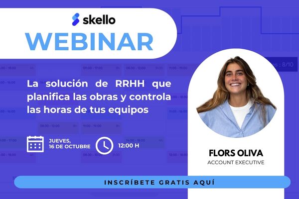 - 2025 WEBINARS: La solución de RRHH que planifica las obras y controla las horas de tus equipos
