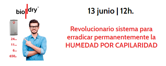Webinar. Revolucionario sistema para erradicar permanentemente la humedad por capilaridad