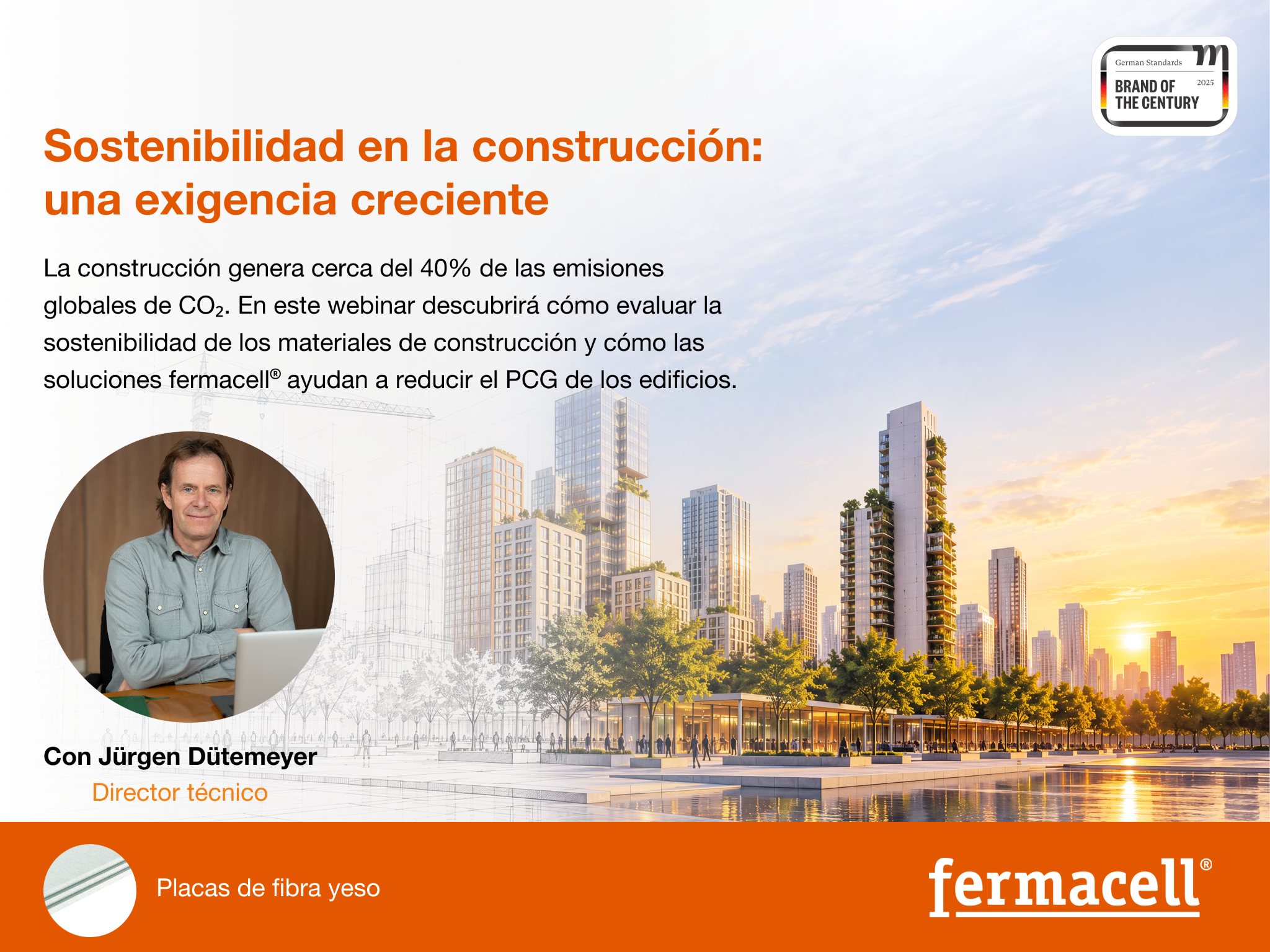 WEBINAR ONLINE: Sostenibilidad en la construcci&oacute;n: una exigencia creciente
