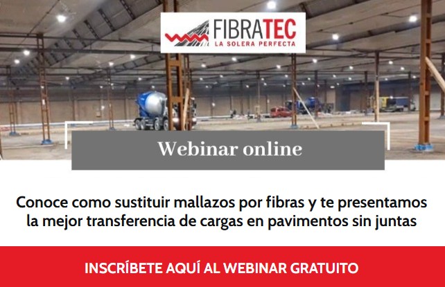- 2025 WEBINARS: Conoce como sustituir mallazos por fibras y te presentamos la mejor transferencia de cargas en pavimentos sin juntas