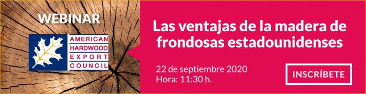 WEBINAR >> AHEC Septiembre: Las ventajas de la madera de frondosas estadounidenses - AHEC