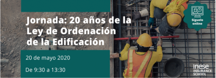 WEBINAR>> Jornada: 20 años de la Ley de Ordenación de la Edificación