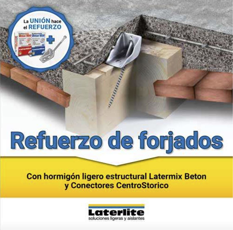 2021- REHABILITACIÓN Y REFUERZO DE FORJADOS. Soluciones ligeras Laterlite