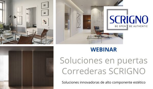 2023 Webinar: Soluciones en puertas correderas Scrigno