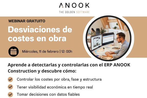 WEBINAR GRATUITO: Desviaciones de costes en obra