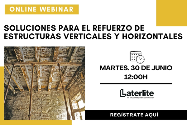 WEBINAR 2026: Soluciones para el refuerzo de estructuras verticales y horizontales
