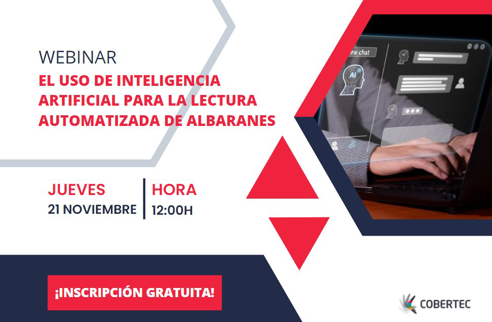Webinar: el uso de inteligencia artificial para la lectura automatizada de albaranes