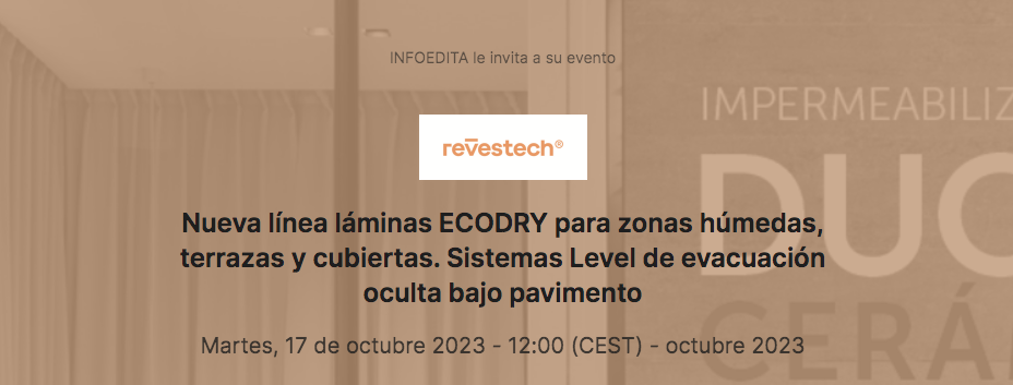 2023 webinar: Nueva línea láminas ECODRY para zonas húmedas