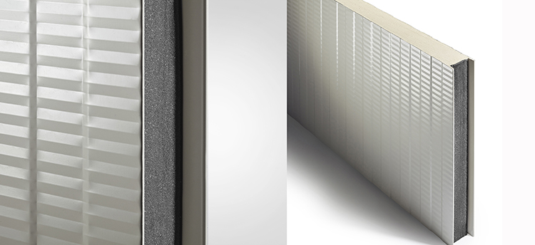 Nuevos acabados estéticos de paneles sándwich para fachadas y particiones interiores