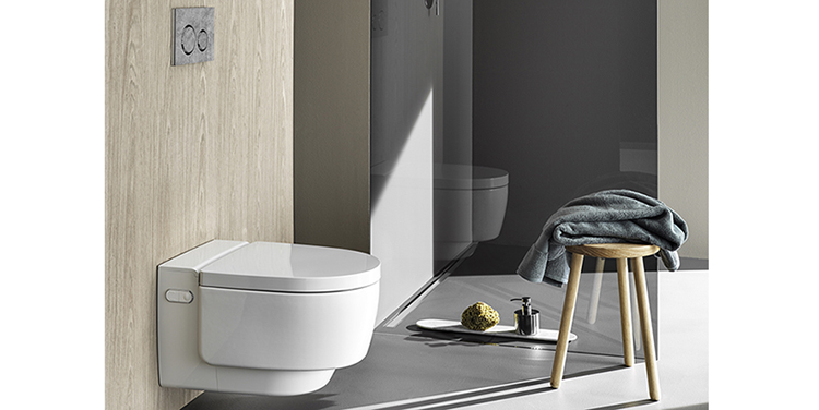 Manejo de las funciones de productos inteligentes del baño en una sola app