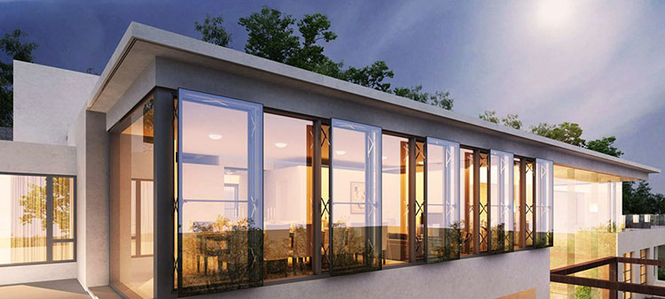 Compás proyectante que garantiza una ventilación natural y eficiente en edificios