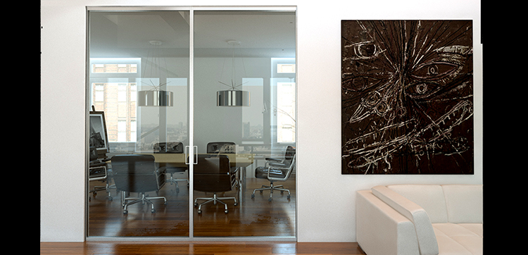 Nuevos acabados de puertas de cristal para diseños interiores