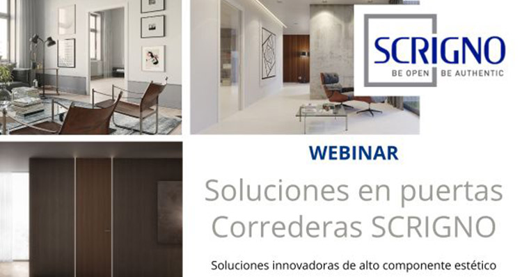 Conoce todas las soluciones para puertas correderas en el curso online de Scrigno