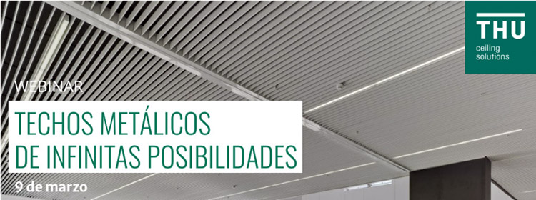 Techos metálicos de infinitas posibilidades en el próximo curso online para Latinoamérica