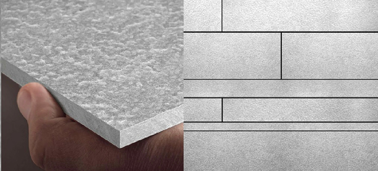 Paneles de fibrocemento para fachadas inspirados en el paisaje lunar