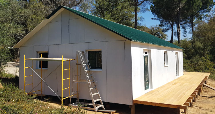 Viviendas eco-building en entornos rurales y verdes