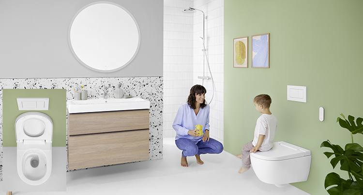 Inodoro de moderna tecnología que se integra en cualquier baño