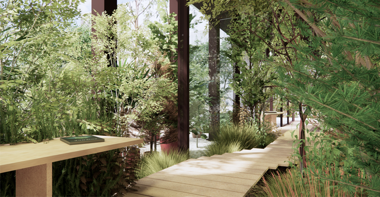 Baño Bosque Finsa 3 - DPArquitectura