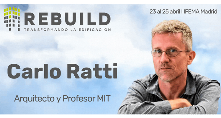 Carlo Ratti clausurará Rebuild 2025 con una ponencia sobre el futuro del urbanismo y la arquitectura