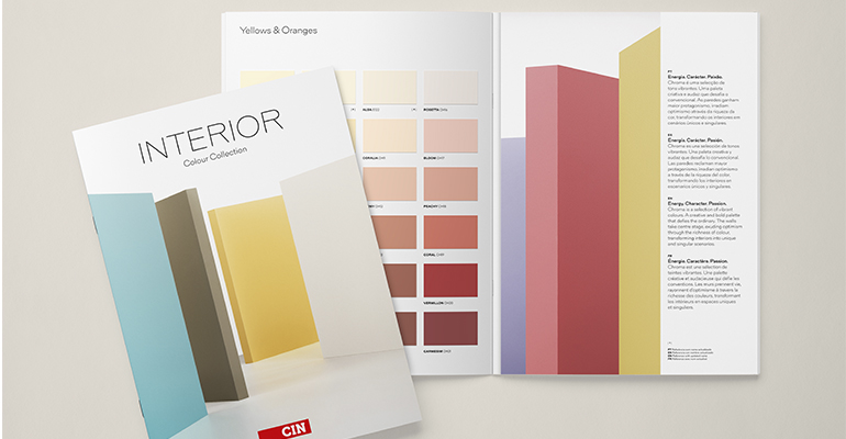 Colección colores para interiorismo y diseño residencial