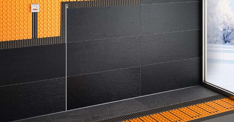 Suelo radiante eléctrico autoadhesivo que ahorra tiempo de instalación y recursos