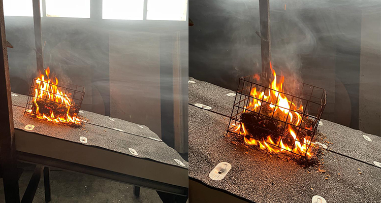 Ensayos a fuego externo: clave para evaluar la seguridad de cubiertas ante incendios