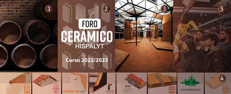 El Foro Cerámico Hispalyt pone en marcha sus premios y actividades en Escuelas de Arquitectura del curso 2022/2023
