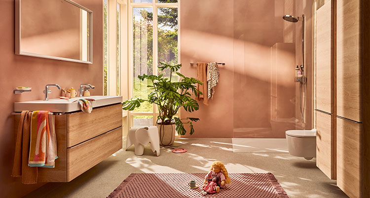 Sistemas de ducha que crean entornos estéticamente coordinados