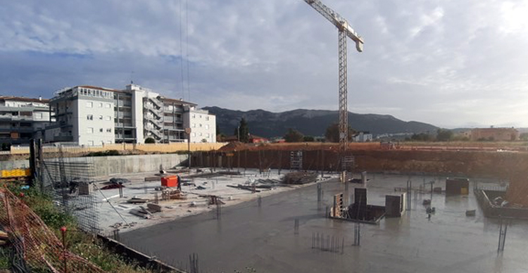 Impermeabilización de estructuras de hormigón en el nuevo hospital de Denia