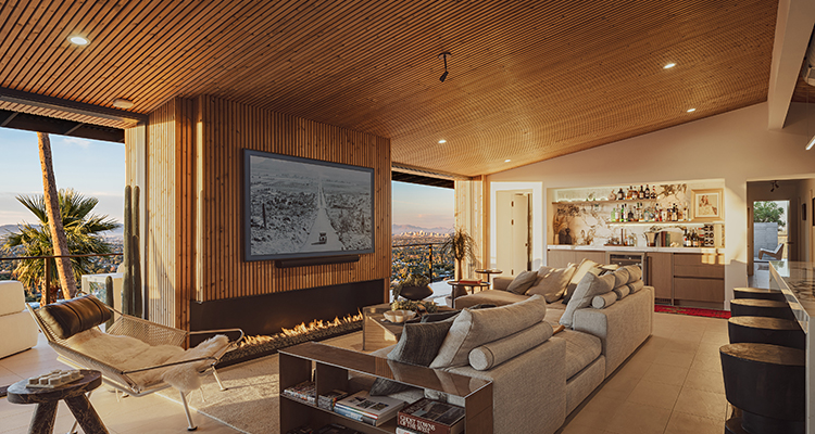 Madera termotratada para una vivienda de premio en Arizona