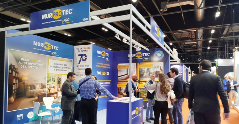 Murprotec presenta soluciones contra humedades y gas radón en Rebuild 2026