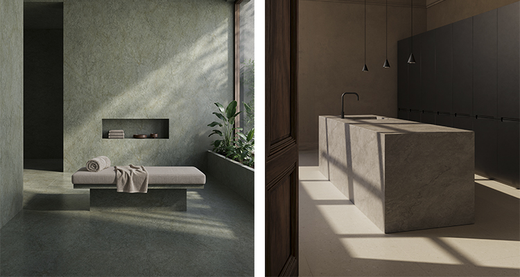 Neolith Fossil Opaline Mist Emerald calacatta - DPArquitectura