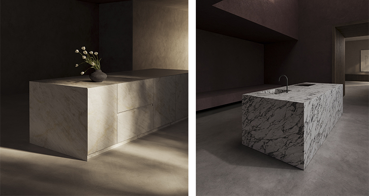 Neolith Fossil Opaline Mist Emerald calacatta 2 - DPArquitectura