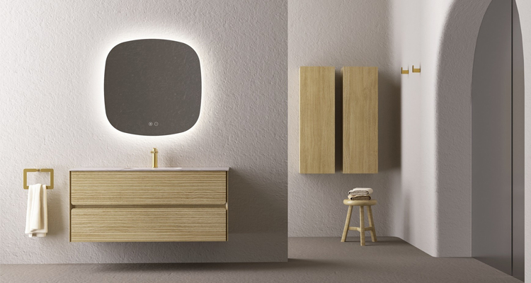 Nofer amplía su colección Random con una nueva composición de 120 cm para mobiliario de baño