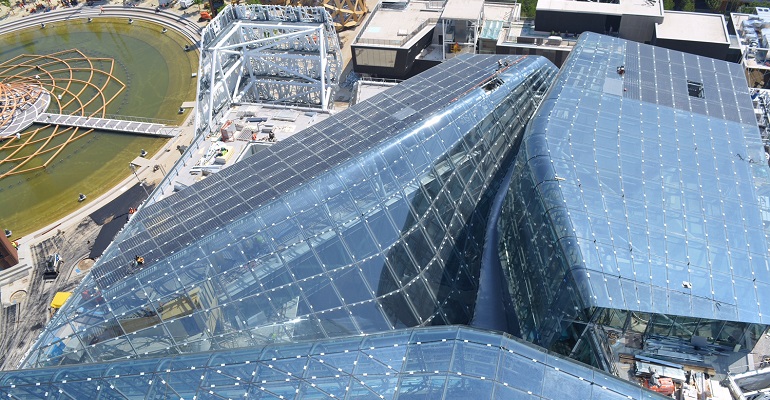 La empresa española Tvitec suministró el vidrio que envolverá el Pabellón de Italia en la Expo 2015