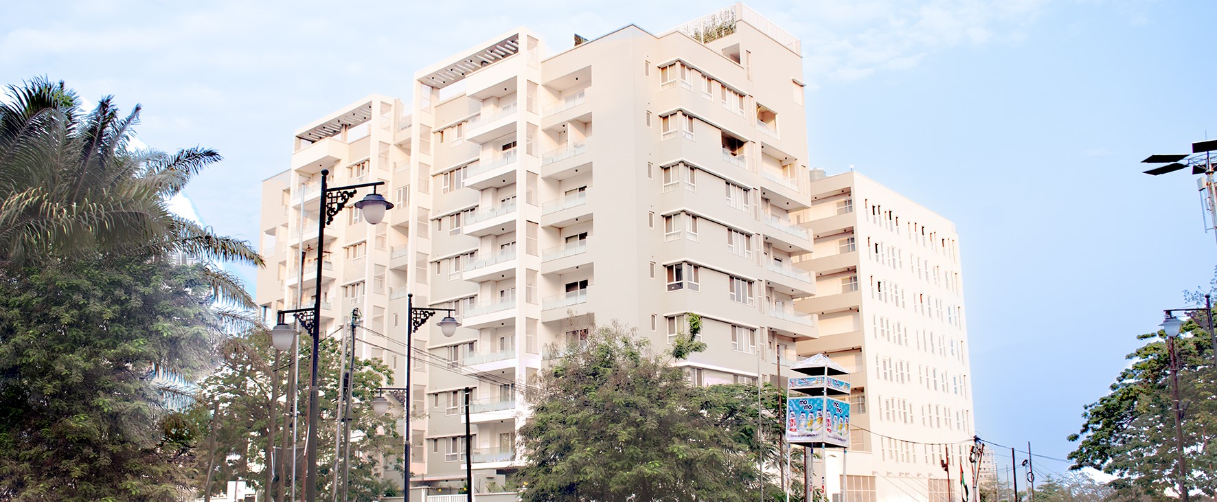 Soluciones Portaro de Vicaima integradas en un edificio residencial en África 