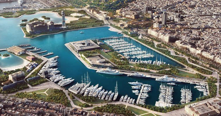 Proponen transformar el puerto de Barcelona en un gran parque