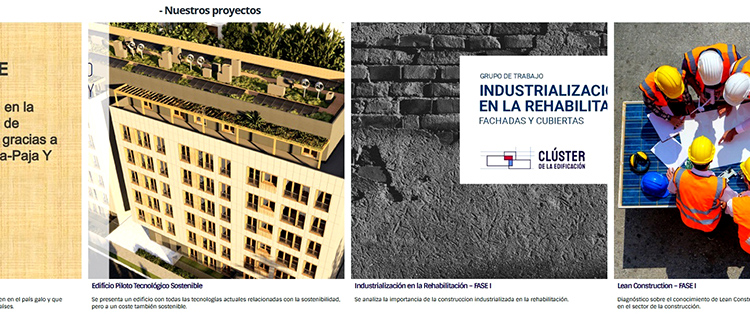 La nueva web de la Plataforma Tecnológica de la Edificación se centra en la innovación