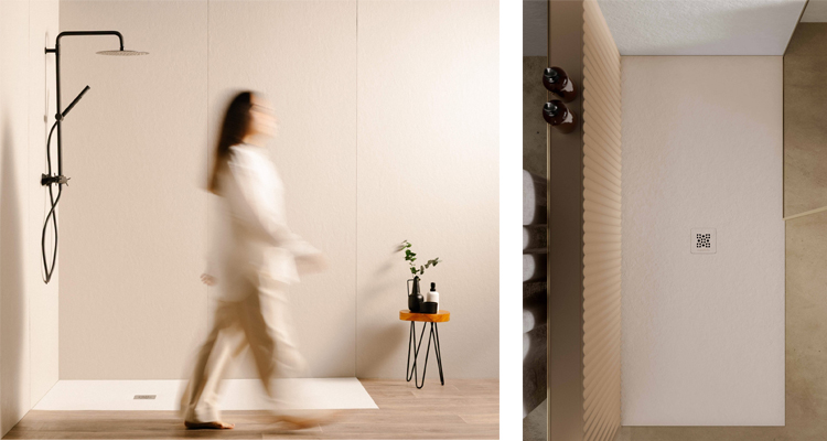 Plato ducha ras suelo Acquabella 3 - DPArquitectura