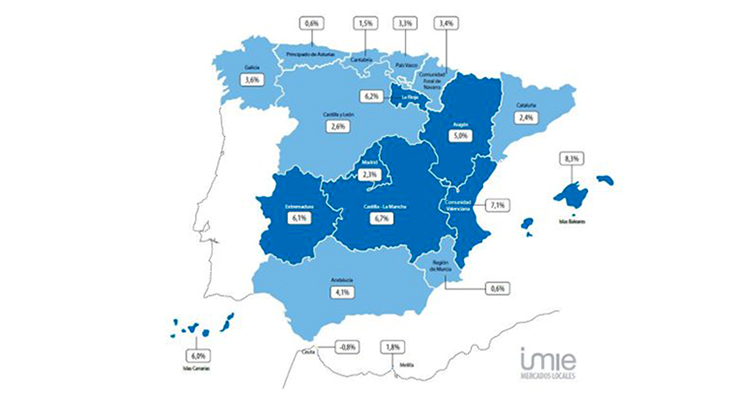 El precio de la vivienda se frena en el primer trimestre, según datos de Tinsa