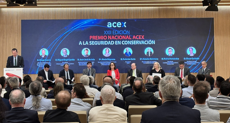 Acex premia dos soluciones basadas en IA para mejorar la seguridad en la conservación de carreteras