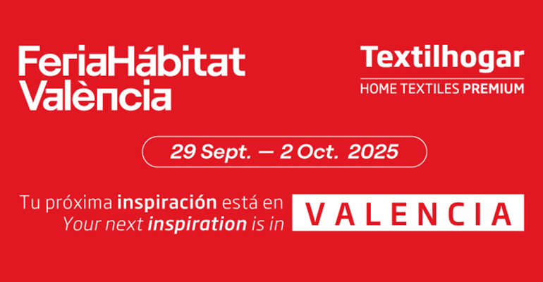 Feria Hábitat València y Textilhogar arrancan con más de 1.000 marcas y agenda condensada en tres días