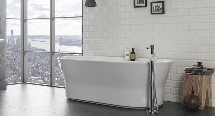 Equipamiento de baño con esencia nórdica y gran practicidad