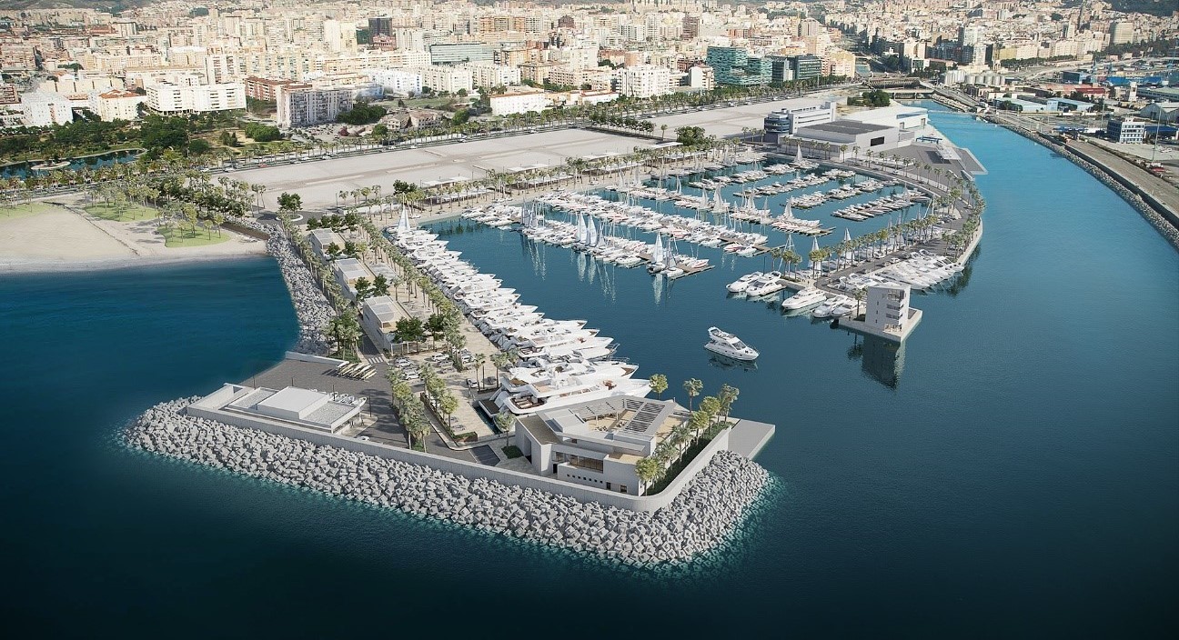 Estudio Seguí impulsa una nueva centralidad de Málaga con el proyecto del Puerto Deportivo de San Andrés