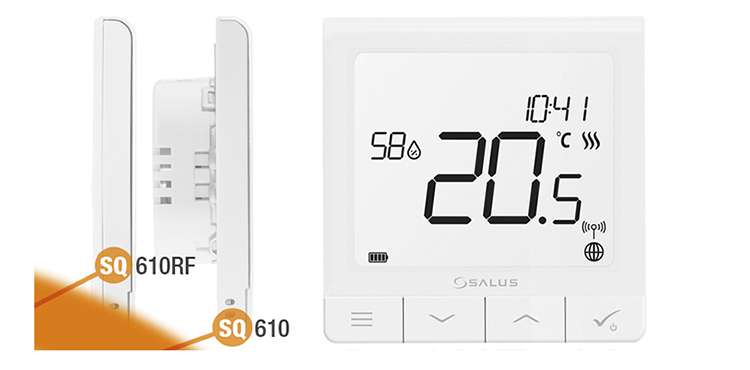 Cronotermostatos frío-calor con sensor de humedad